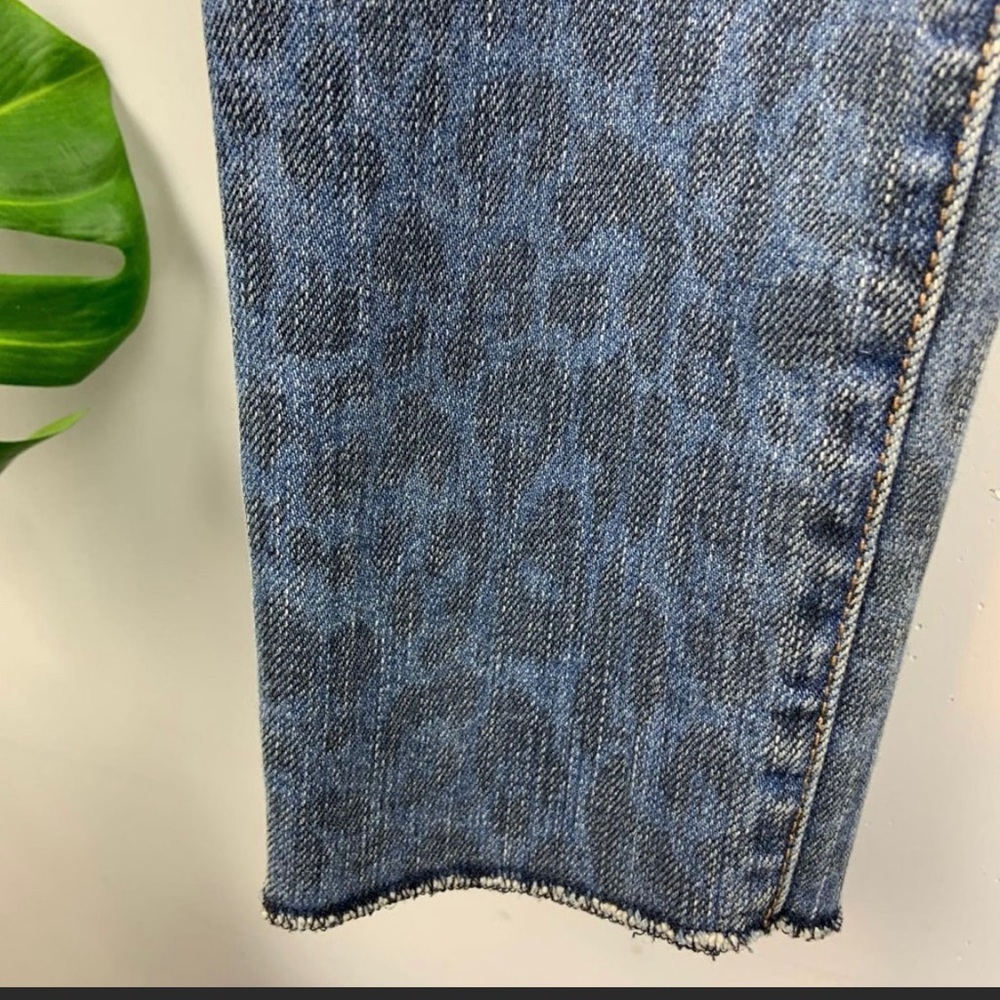 Current Elliot Leopard Print Jeans - image 6